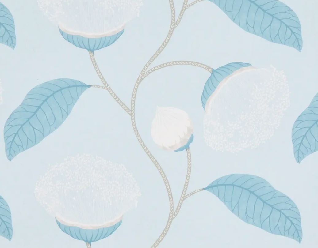 Floral Wallpaper, 10 Yrds, Parker