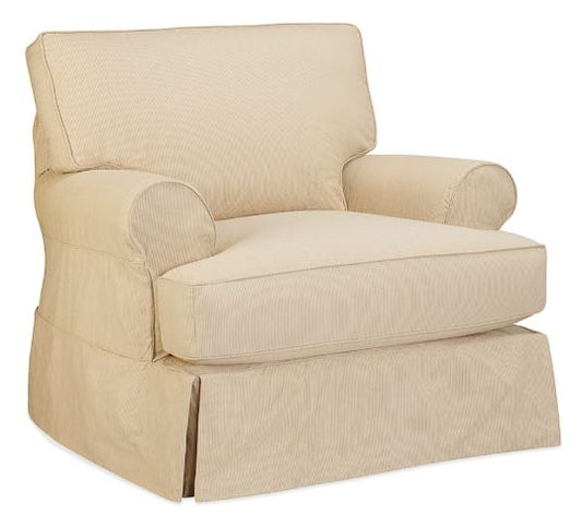 CSTM - C7117-01 Slipcovered Chair, Joseph Layne