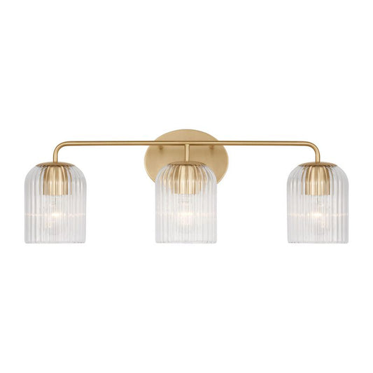 Eisele 3-Light 24" Satin Brass Bath Sconce