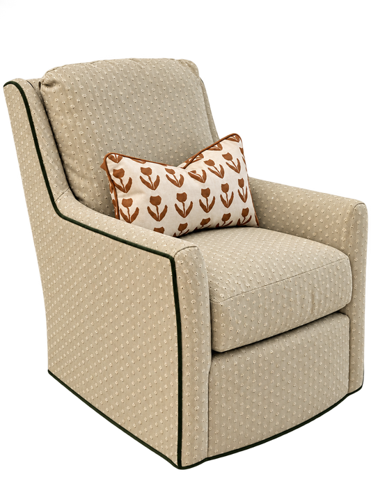Prescott Swivel Chair in 541 Brumbalow Fern