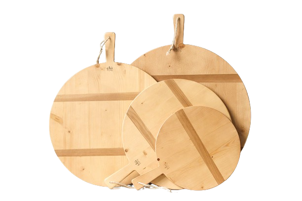 Round Pine Charcuterie Board, Large