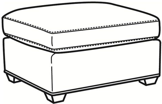 Custom Murphey Ottoman