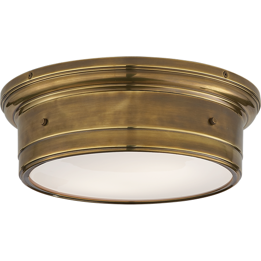 Siena Large Flush Mount Light, Brass