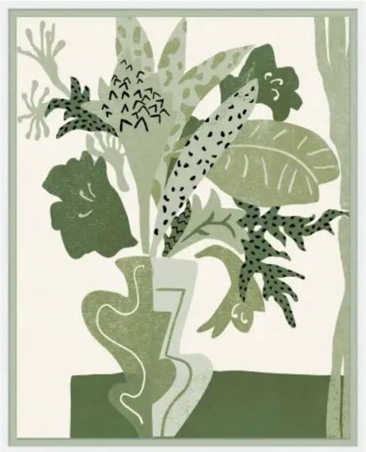 Still Life Block Print