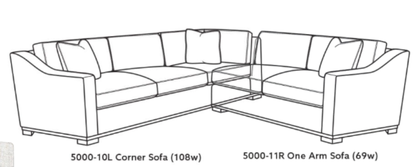 CSTM - Ryder Sectional, Sheryl