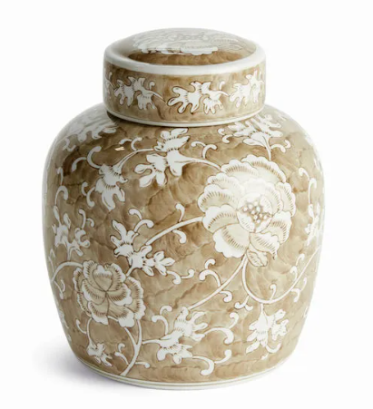 Province Lotus Lidded Jar