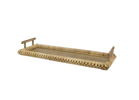 Kenis Braided Rectangle Tray