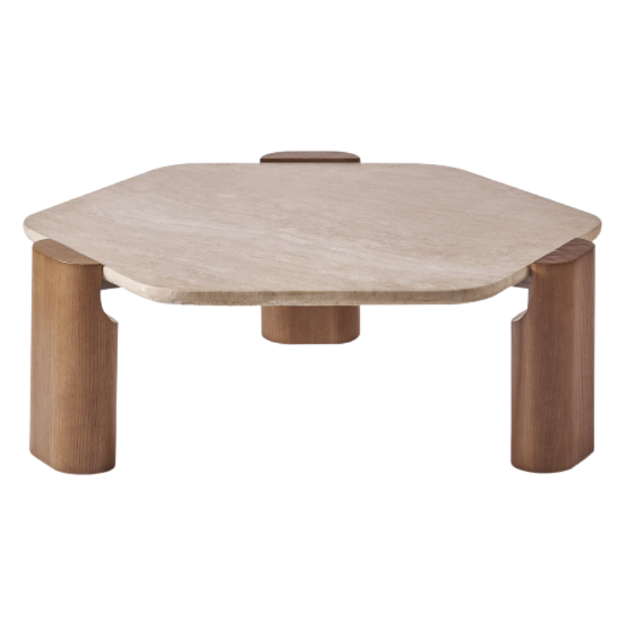 Roan Travertine Coffee Table