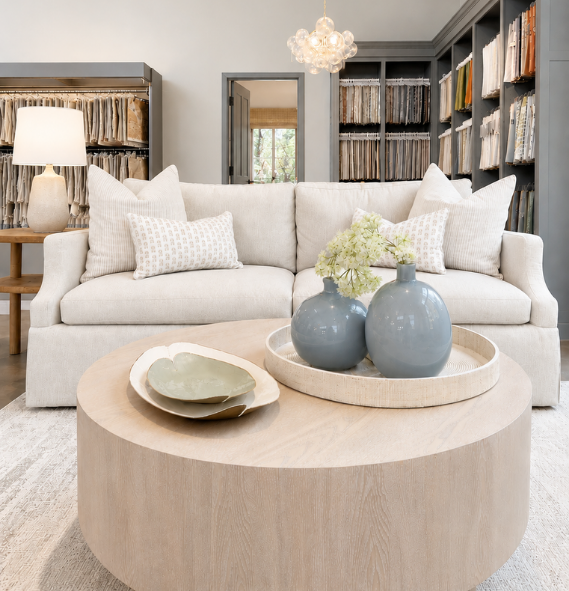 Custom 76" Sofa in Reid Silver - 7071-03 x Lee Industries