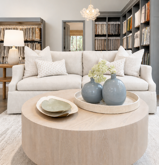 Custom 76" Sofa in Reid Silver - 7071-03 x Lee Industries