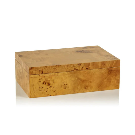Leiden Burl Wood Design Box - Large
