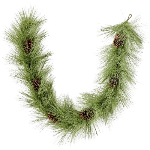 69" Artificial Pine Long Needle With Pine Cones Garland