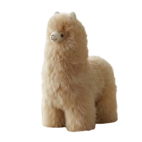 Stuffed Animal -  Beige Alpaca