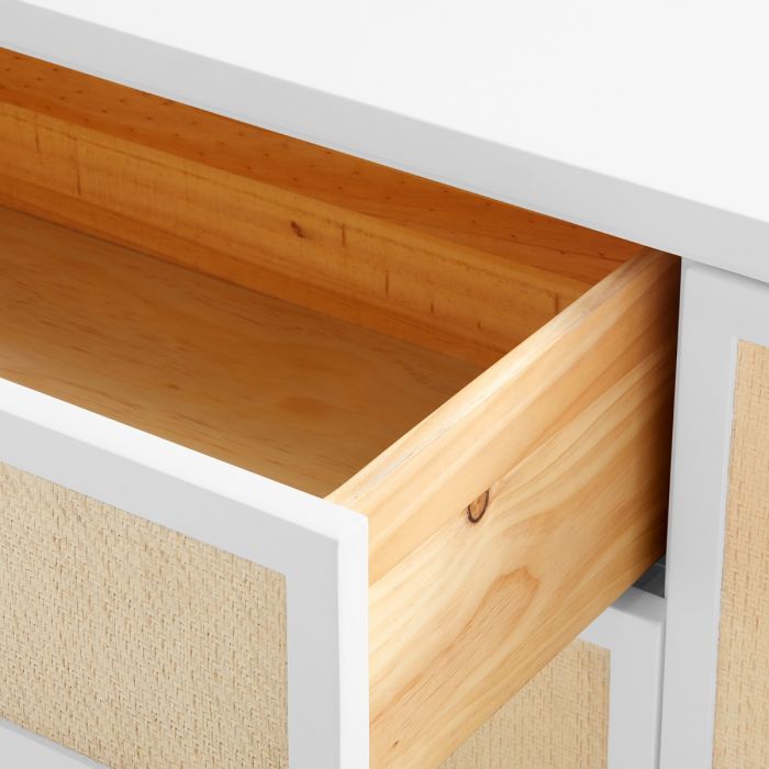 Astor 3-Drawer + 2 Door Cabinet, Vanilla