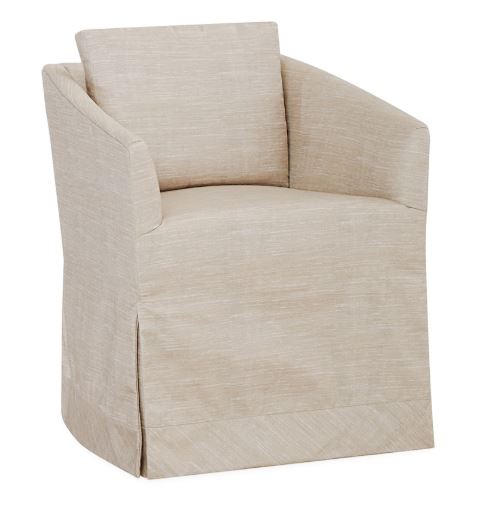 "Emily Dawes" Slipcovered Desk/Dining Chair - C5551-01