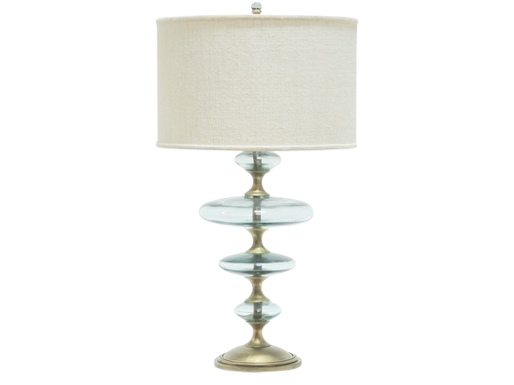 Glass Disc Lamp