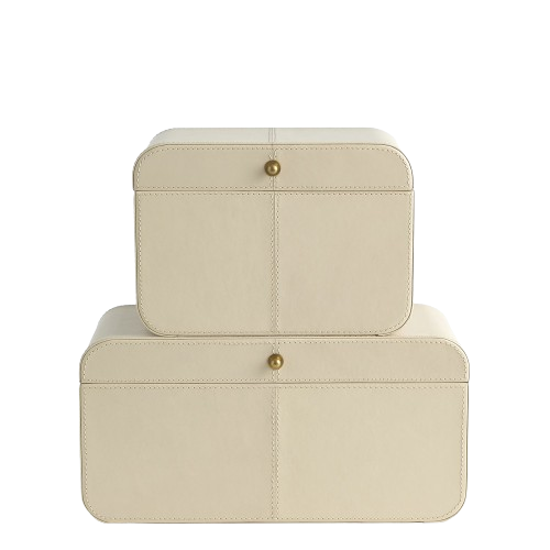 Curved Corner Box - Ivory