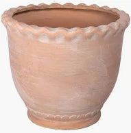 Zia Scalloped Terracotta Planter
