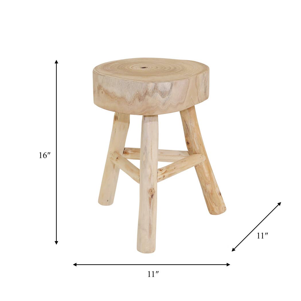 Primitive Three-Leg Stool, 16”
