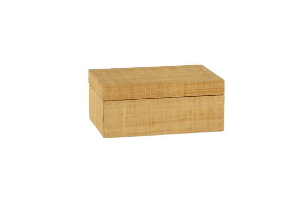 Bungalow Grasscloth Box, Medium