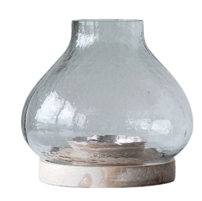 Hand Blown Hurricane Small