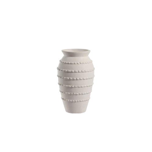 Santorini Natural White Vase - Small