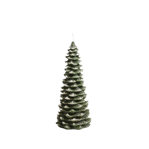 Winter Pine Tree Candle - 9.5 in