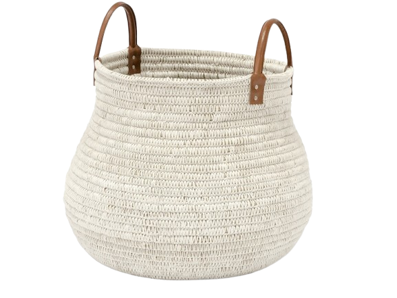 Cairo Basket White Large