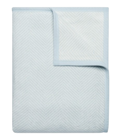 Harborview Herringbone Sky Blanket