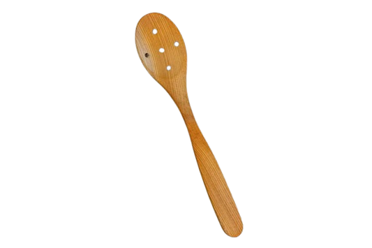 Euro Slotted Spoon, Cherrywood