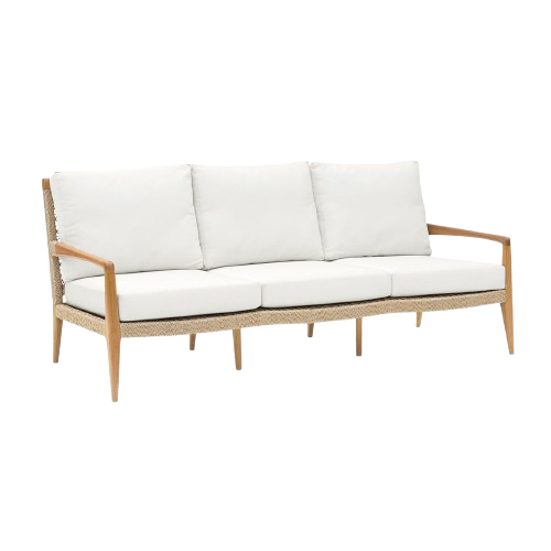 Barcelona Deep Seating Sofa - Natural Cord