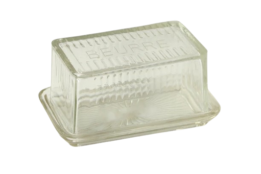 Bistro Glass Butter Dish