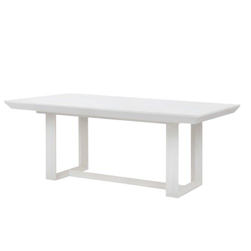 Finn Dining Table, Glazed Whisper White