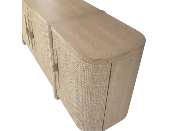 Zoey 86” Natural Oak Sideboard