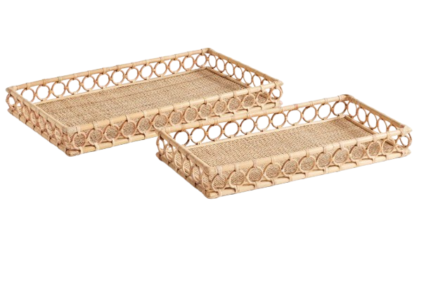 NINETTE RECTANGULAR TRAYS, Individual