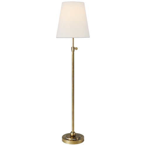 Bryant Table Lamp in Hand-Rubbed Antique Brass w/Linen Shade