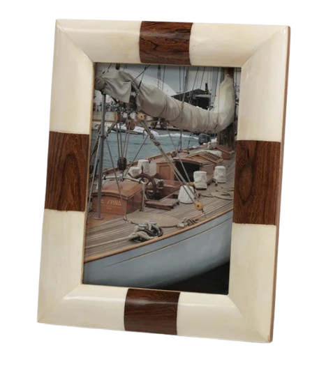 Kenya White Bone Photo Frame - 5x7