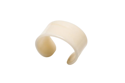 Ivory Acrylic Napkin Ring