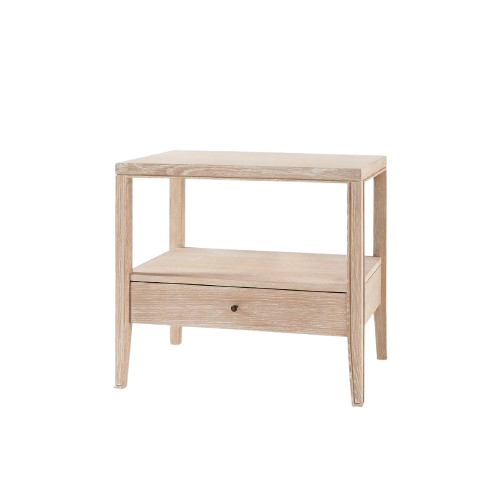 Paola 1-Drawer Side Table, Sand