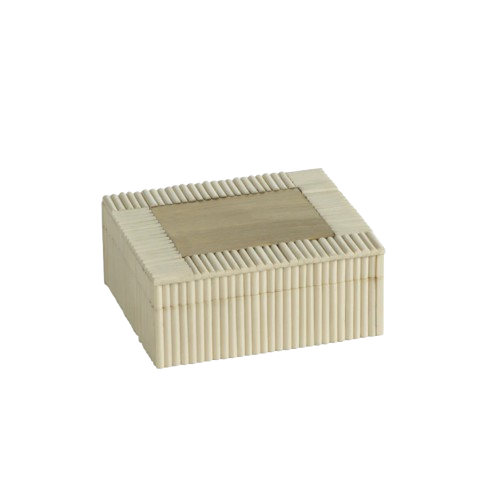 White Bone Chips and Brass Box