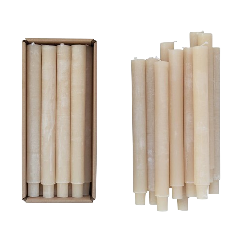 Powder Taper Candle, Individual, Cream