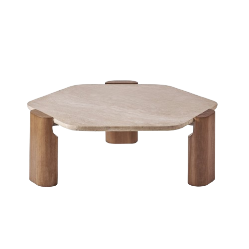 Roan Travertine Coffee Table