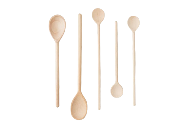 French Cooking Spoon Set, Beechwood