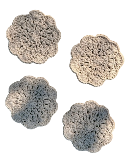 Crochet Coasters, Set of 4