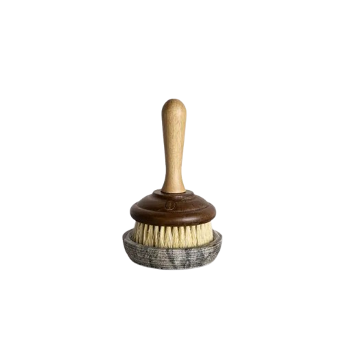 Grey Marble Soap & Brush Holder