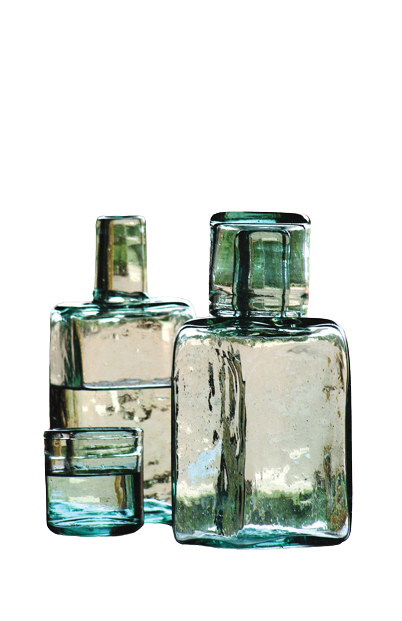 Bedside Water Carafe + Glass