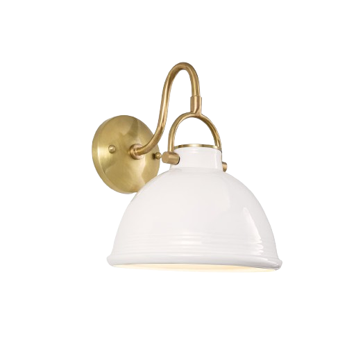 Eloise Ceramic Sconce (White)