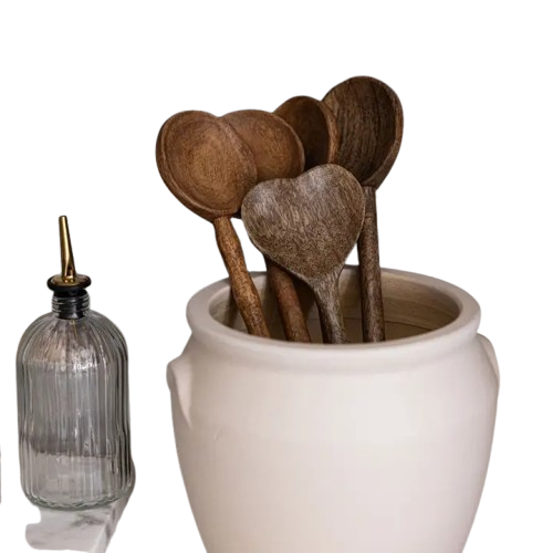 Heart Shaped Mango Wood Spoon