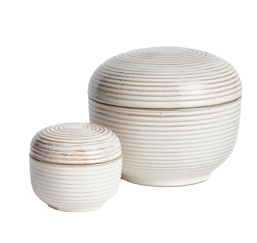 Toda Decorative Jars, Set of 2