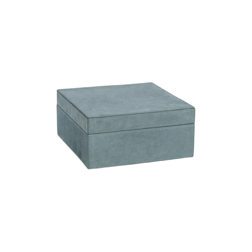 Suede Lux Box - Côte d'Azur Blue - Square